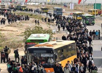 آماده باش 2000 دستگاه اتوبوس برای موج بازگشت زوار