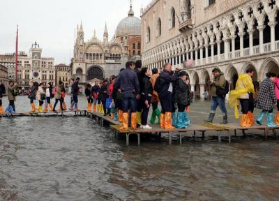 9 کشته در پی وقوع سیل و طوفان در ونیز و بعضی شهرهای ایتالیا