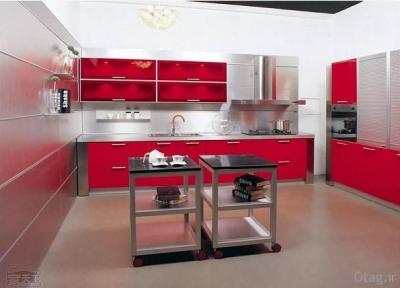 عکس و انواع طرح کابینت آشپزخانه mdf ، دکوراسیون ام دی اف شیک