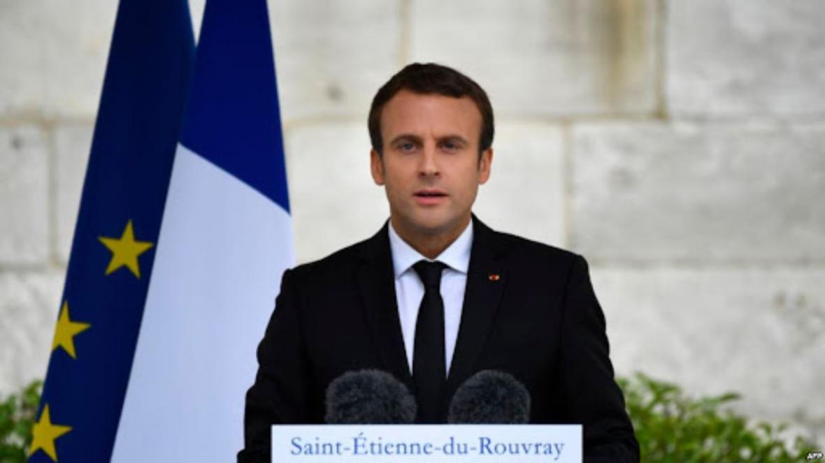 مکرون: فرانسه اطلاعاتی درباره اعزام شبه نظامیان سوری به قره باغ دارد